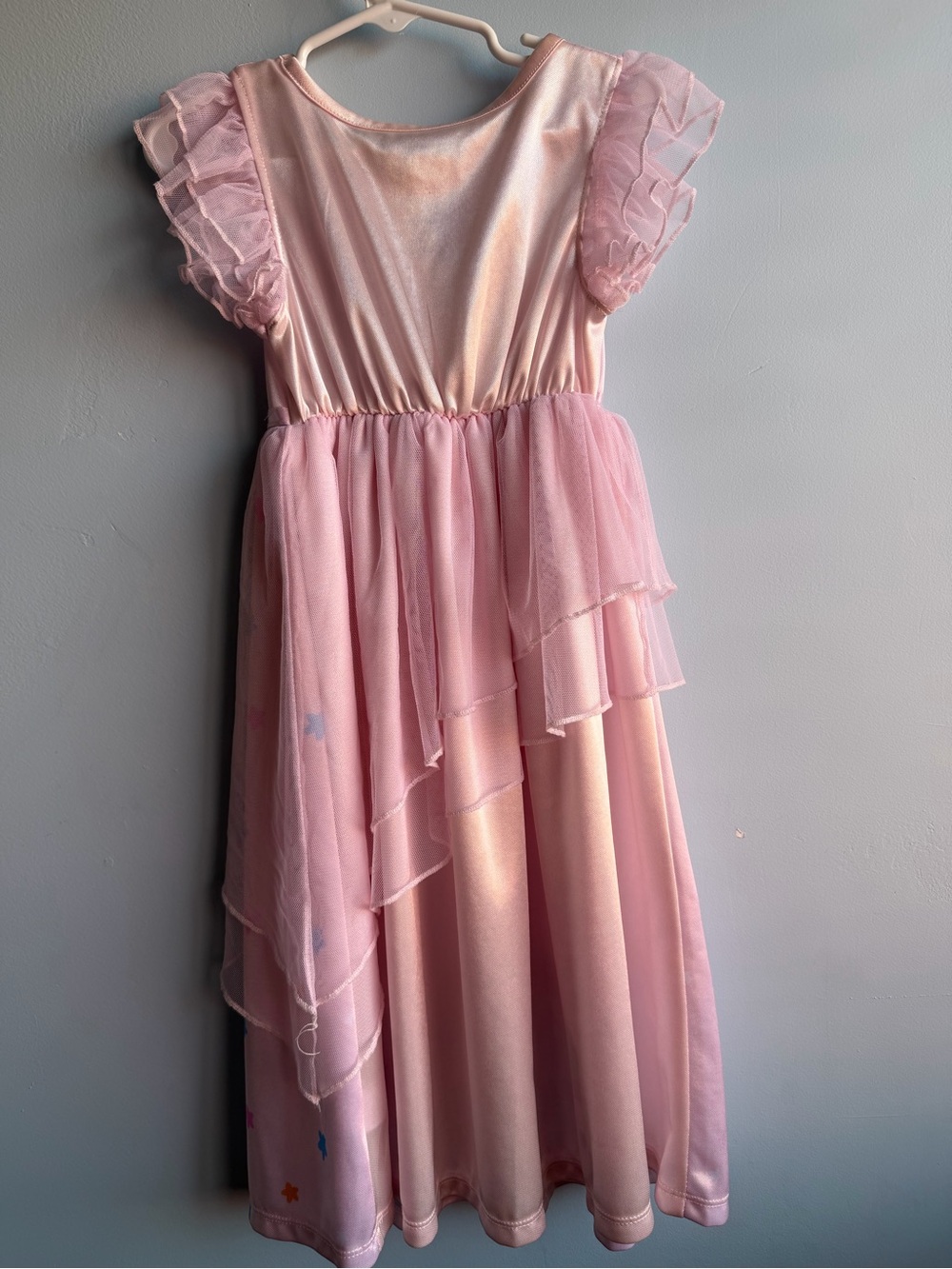 Girls' Pink Character Flutter-Sleeve Nightgown Size 4T - Picture 8 of 12